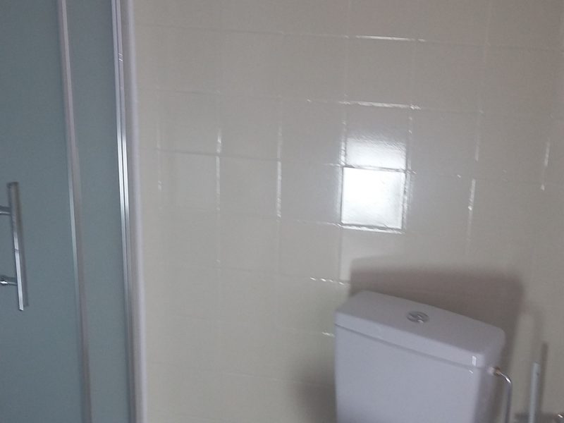 Plaatsen douche en wc